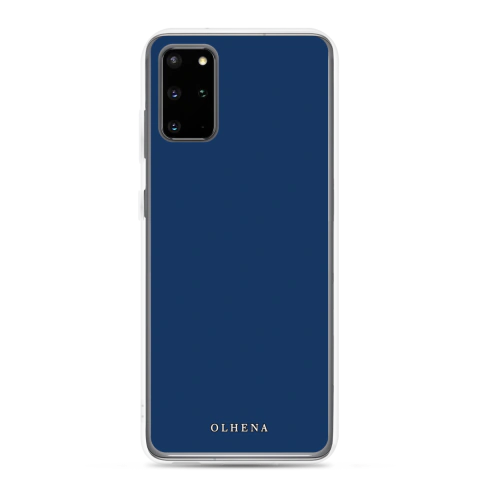 Clear Case - Samsung - Navy Blue Premium (Samsung Galaxy S20 Plus)