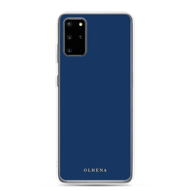 Clear Case - Samsung - Navy Blue Premium