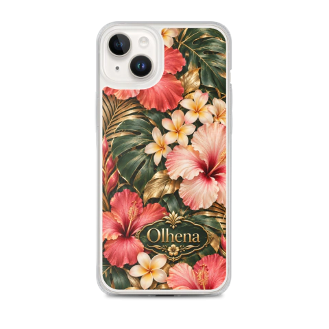 Case MagSafe - iPhone - Golden Tropical Paradise (iPhone 14 Plus) - Olhena | Premium Phone Cases & Tech Accessories