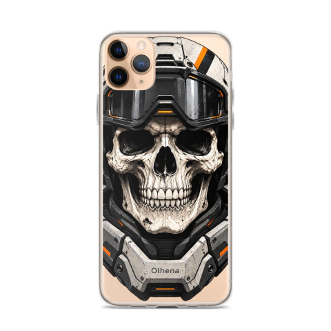 Clear Case - iPhone Skull (iPhone 11 Pro Max) - Olhena | Premium Phone Cases & Tech Accessories