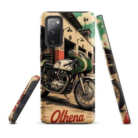 Case Tough - Samsung - Cafe Racer On The Vintage Track (Samsung Galaxy S20 FE) - Olhena | Premium Phone Cases & Tech Accessories