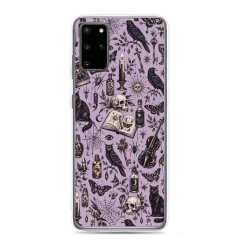 Clear Case - Samsung - A Repeating Hand Illustrated Vintage Oc (Samsung Galaxy S20 Plus)