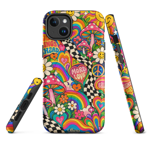 Case Tough MagSafe - iPhone - Psychedelic Mirage (iPhone 14 Plus) - Olhena | Premium Phone Cases & Tech Accessories