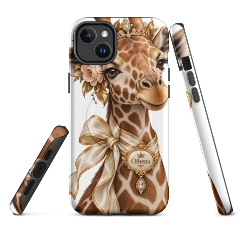 Case Tough MagSafe - iPhone - Giraffa Olhena (iPhone 14 Plus) - Olhena | Premium Phone Cases & Tech Accessories