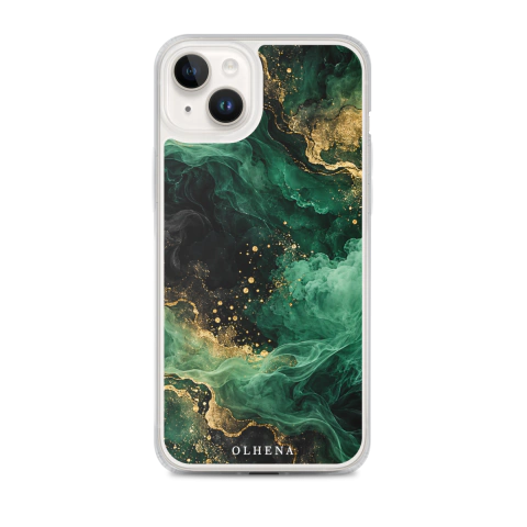 Case MagSafe - iPhone - Golden Emerald (iPhone 14 Plus) - Olhena | Premium Phone Cases & Tech Accessories