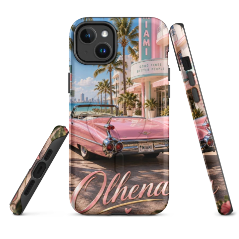 Case Tough MagSafe - iPhone - Pink Motion (iPhone 14 Plus) - Olhena | Premium Phone Cases & Tech Accessories