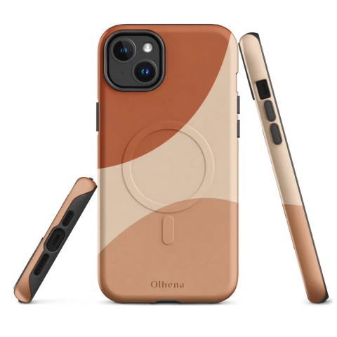 Case Tough MagSafe - iPhone - Natural Line (iPhone 14 Plus) - Olhena | Premium Phone Cases & Tech Accessories