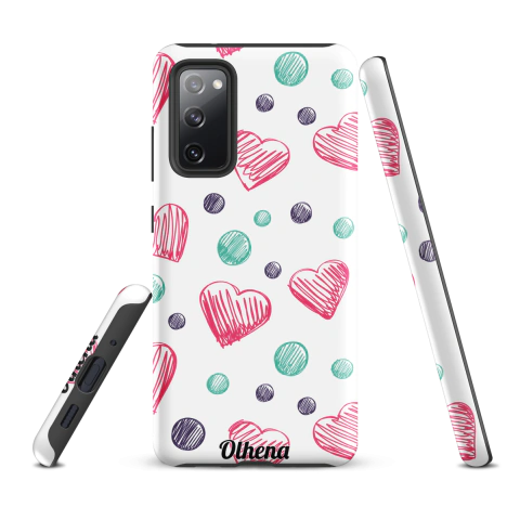 Case Tough - Samsung - Poem Hearts (Samsung Galaxy S20 FE) - Olhena | Premium Phone Cases & Tech Accessories