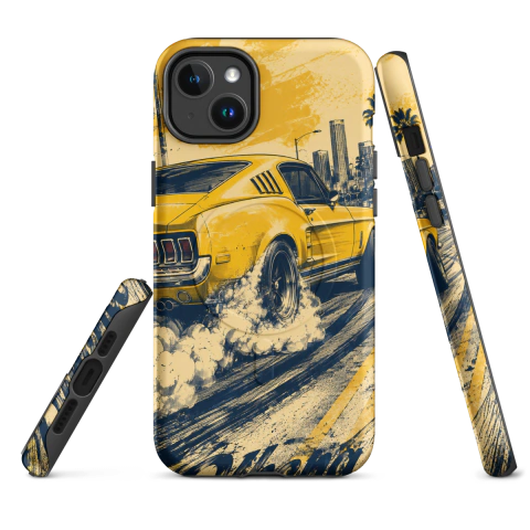 Case Tough MagSafe - iPhone - Yellow Machine (iPhone 14 Plus) - Olhena | Premium Phone Cases & Tech Accessories