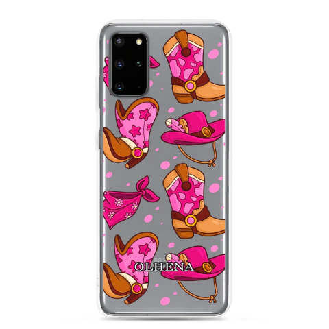Clear Case - Samsung - Cowgirl Rhythm (Samsung Galaxy S20 Plus) - Olhena | Premium Phone Cases & Tech Accessories
