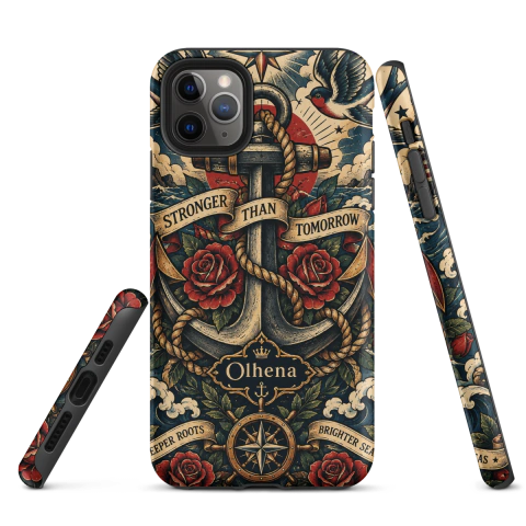 Tough Case - iPhone - Ancora Studio (iPhone 11 Pro Max) - Olhena | Premium Phone Cases & Tech Accessories