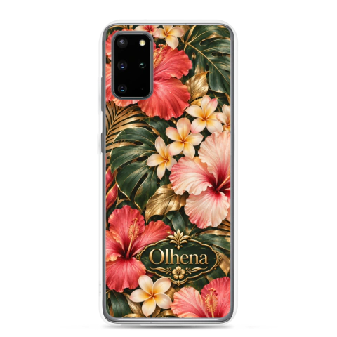Clear Case - Samsung - Golden Tropical Paradise (Samsung Galaxy S20 Plus) - Olhena | Premium Phone Cases & Tech Accessories