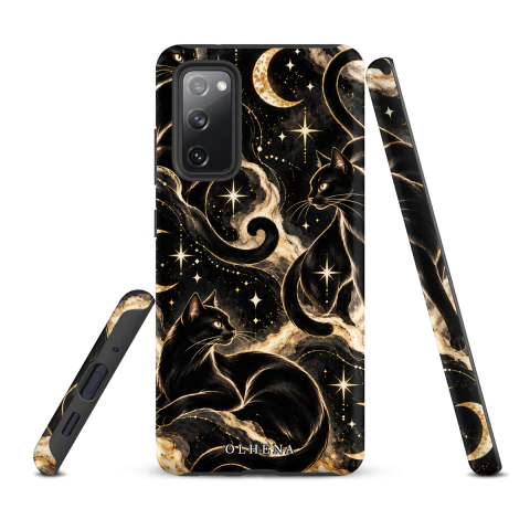 Case Tough - Samsung - Black Cats Under The Celestial Sky (Samsung Galaxy S20 FE)