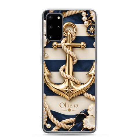 Clear Case - Samsung - Anchor Horizon (Samsung Galaxy S20 Plus) - Olhena | Premium Phone Cases & Tech Accessories