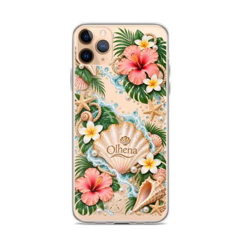 Clear Case - iPhone Mar E Praia Studio (iPhone 11 Pro Max) - Olhena | Premium Phone Cases & Tech Accessories