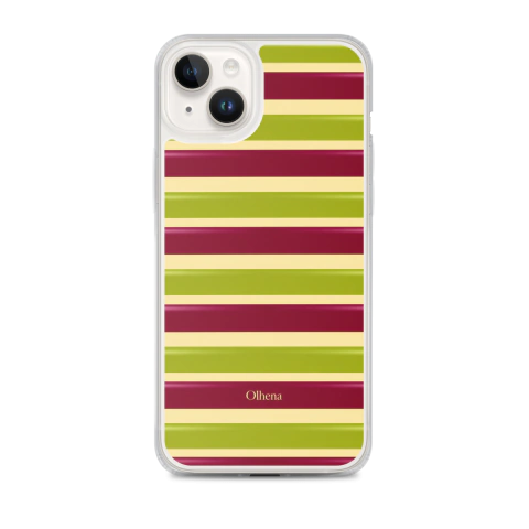 Funda MagSafe - iPhone - Rayas Ritmo (iPhone 14 Plus) - Olhena | Premium Phone Cases & Tech Accessories