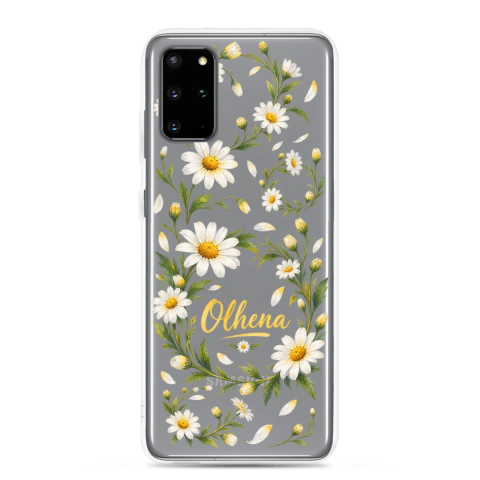 Clear Case - Samsung - Celeste Camellia (Samsung Galaxy S20 Plus) - Olhena | Premium Phone Cases & Tech Accessories