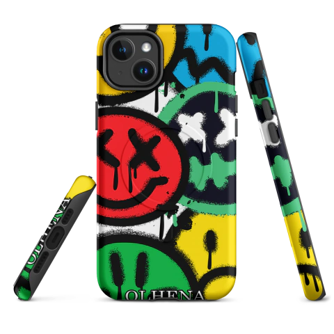 Case Tough MagSafe - iPhone - Emoji Atelier (iPhone 14 Plus) - Olhena | Premium Phone Cases & Tech Accessories