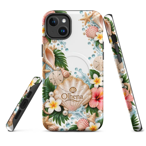 Case Tough MagSafe - iPhone - Ateliê Shells (iPhone 14 Plus) - Olhena | Premium Phone Cases & Tech Accessories