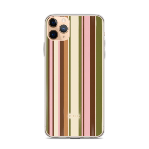 Funda Transparente - iPhone - Rayas Horizonte (iPhone 11 Pro Max) - Olhena | Premium Phone Cases & Tech Accessories