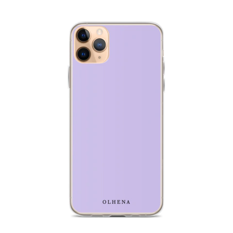 Clear Case - iPhone Soft Lavender (iPhone 11 Pro Max)