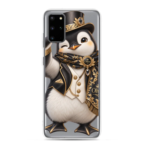 Clear Case - Samsung - Olhena Ateliê Pearl Penguin (Samsung Galaxy S20 Plus) - Olhena | Premium Phone Cases & Tech Accessories