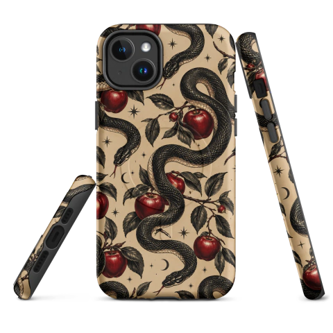 Funda Tough MagSafe - iPhone - Ilustración De Un Estampado Decorativo Sin Costuras Sobre Una Superficie Plana (iPhone 14 Plus) - Olhena | Premium Phone Cases & Tech Accessories