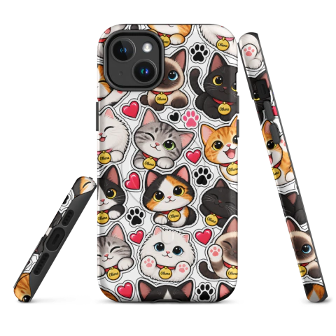 Case Tough MagSafe - iPhone - Cats Collection (iPhone 14 Plus) - Olhena | Premium Phone Cases & Tech Accessories