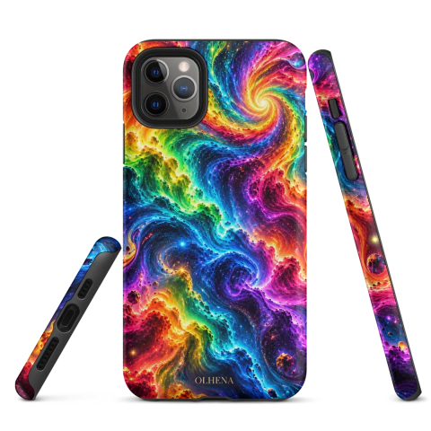 Tough Case - iPhone - Rainbow Nova (iPhone 11 Pro Max) - Olhena | Premium Phone Cases & Tech Accessories