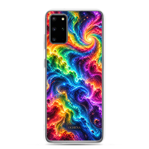 Clear Case - Samsung - Rainbow Nova (Samsung Galaxy S20 Plus) - Olhena | Premium Phone Cases & Tech Accessories