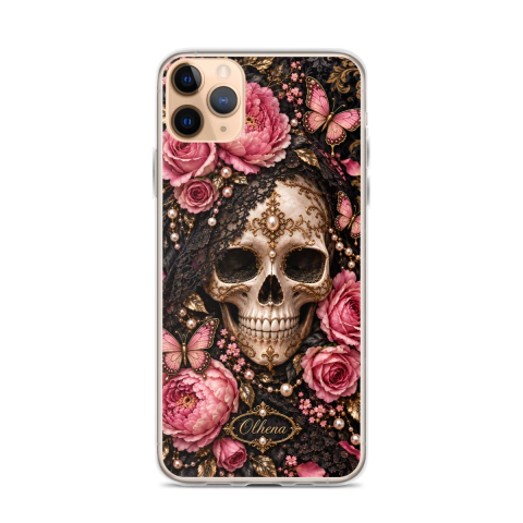 Clear Case - iPhone Bones Skull (iPhone 11 Pro Max) - Olhena | Premium Phone Cases & Tech Accessories