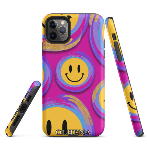 Tough Case - iPhone - Emoji Studio (iPhone 11 Pro Max) - Olhena | Premium Phone Cases & Tech Accessories