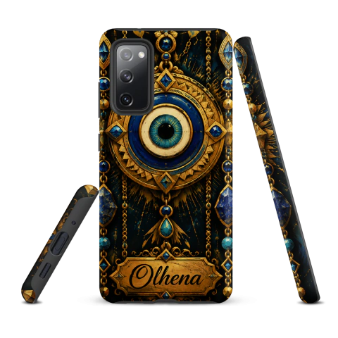 Case Tough - Samsung - Mystical Greek Eye (Samsung Galaxy S20 FE) - Olhena | Premium Phone Cases & Tech Accessories