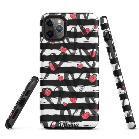 Tough Case - iPhone - Hearts Vista (iPhone 11 Pro Max) - Olhena | Premium Phone Cases & Tech Accessories
