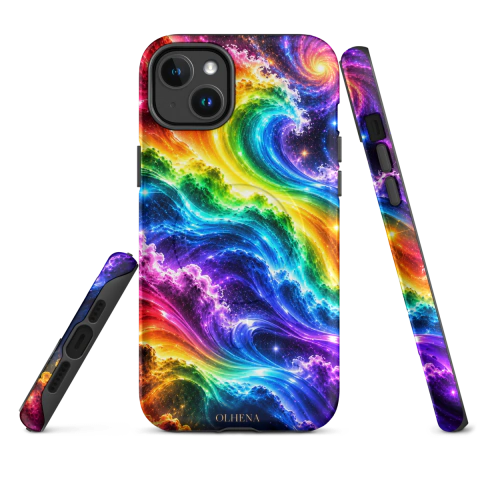 Case Tough MagSafe - iPhone - Rainbow Essence (iPhone 14 Plus) - Olhena | Premium Phone Cases & Tech Accessories