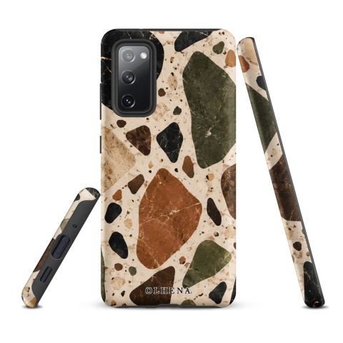 Case Tough - Samsung - Organic Terrazzo (Samsung Galaxy S20 FE) - Olhena | Premium Phone Cases & Tech Accessories