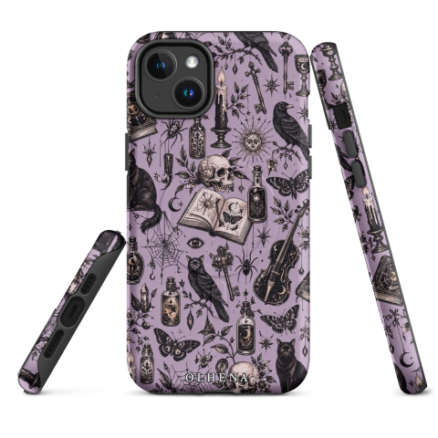 Case Tough MagSafe - iPhone - A Repeating Hand Illustrated Vintage Oc (iPhone 14 Plus)