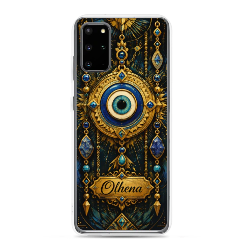 Clear Case - Samsung - Mystical Greek Eye (Samsung Galaxy S20 Plus) - Olhena | Premium Phone Cases & Tech Accessories