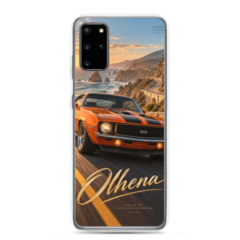 Clear Case - Samsung - Orange Drive (Samsung Galaxy S20 Plus) - Olhena | Premium Phone Cases & Tech Accessories
