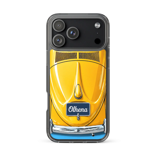 Clear Case - iPhone Orange-Yellow Beetle