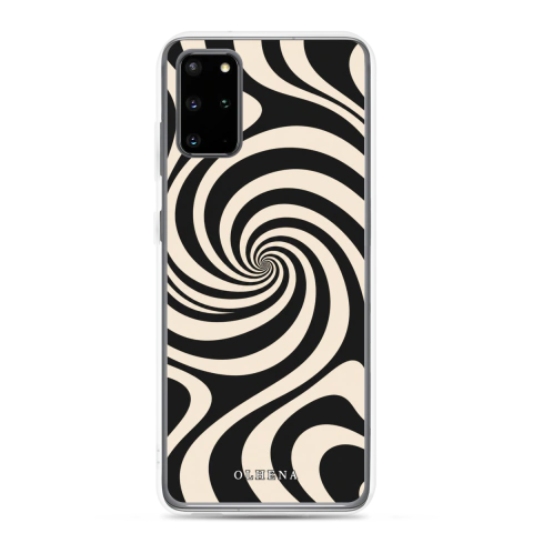 Clear Case - Samsung - Abstract Optical Art High Contrast (Samsung Galaxy S20 Plus)