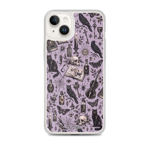 Case MagSafe - iPhone - A Repeating Hand Illustrated Vintage Oc (iPhone 14 Plus)