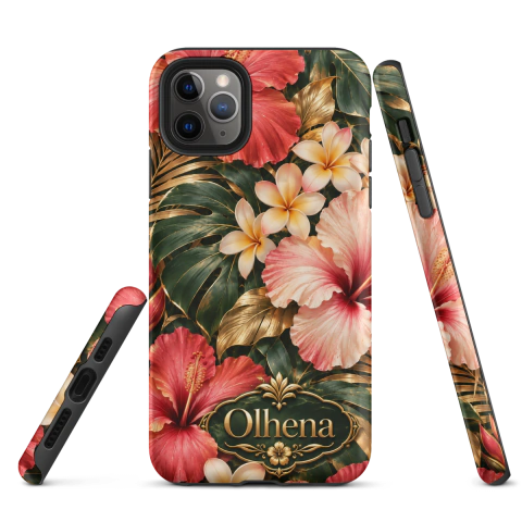 Tough Case - iPhone - Golden Tropical Paradise (iPhone 11 Pro Max) - Olhena | Premium Phone Cases & Tech Accessories