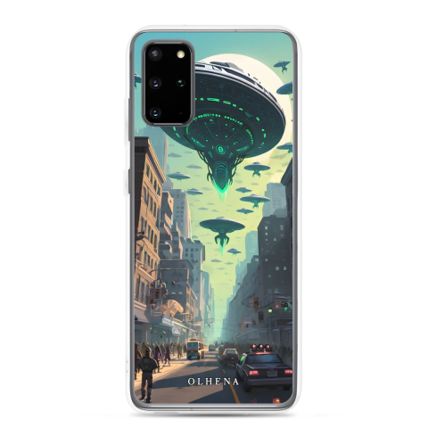 Clear Case - Samsung - Alien Traço (Samsung Galaxy S20 Plus)