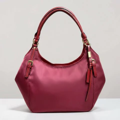 Bolsa Tote Grande em Nylon com alça curta em couro PU - Origami