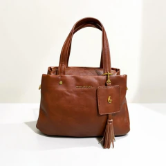 Bolsa Média de mão em PU acompanha alça longa de ombro removivel - Pavão de Ouro