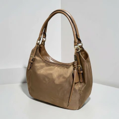 Bolsa Tote Grande em Nylon com alça curta em couro PU - Origami na internet