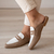 Zueco Bari Beige/Blanco - tienda online