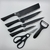 Kit De Facas Cozinha Churrasco Premium Inóx 6 Peças