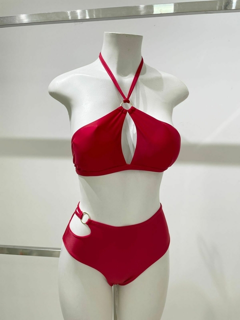 BIQUÍNI ARGOLA CENTRAL COM CALCINHA VAZADA E ACESSÓRIO - comprar online